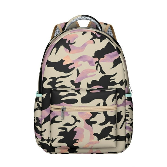 Outdoor Camo School Backpack Woodland Hunting Camouflage and Army Tactical Design Military Style Students Bag