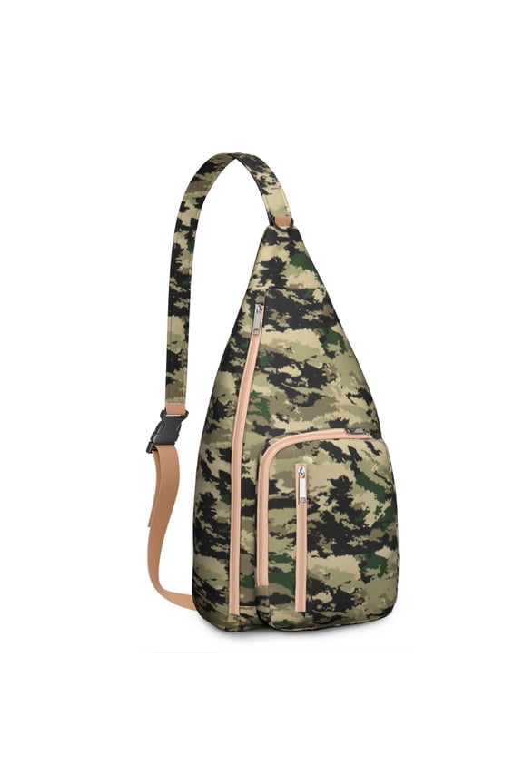 Outdoor Camo Sling Backpack – Lightweight Tactical Military Daypack for Hiking, Camping, Hunting & Travel