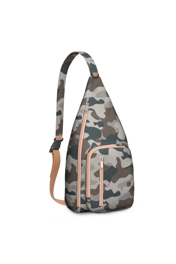 Outdoor Camo Sling Backpack – Lightweight Tactical Military Daypack for Hiking, Camping, Hunting & Travel