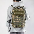 thumbnail image 1 of Outdoor Camouflage Mountaineering Multi-functional Large Capacity Backpack,Khaki, 1 of 2