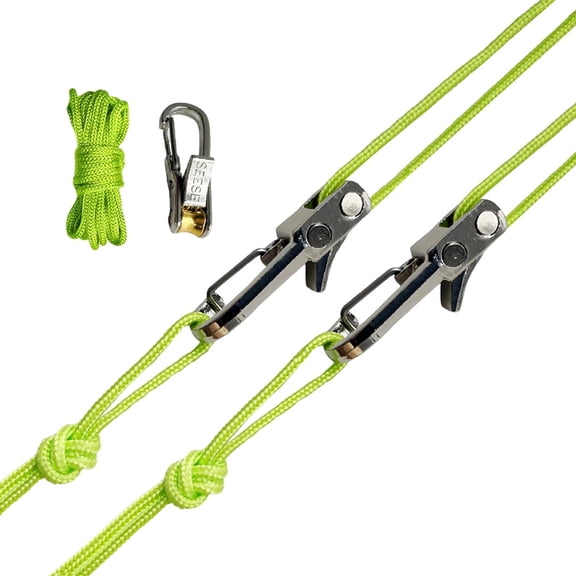 Outdoor Camping Accessories, Heavy Duty Tie Downs Straps with Carabiners, Cam Buckle Adjustable Tie Down Straps for Tent, Heavy Duty Paracord Ropes for Outdoor Canopies, 2 Hooks 2