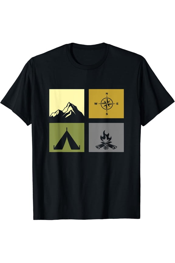 Outdoor Camping Apparel Hiking Backpacking Camping T Shirt