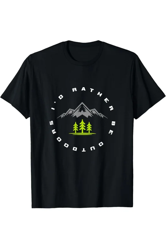 Outdoor Camping Apparel Hiking Nature Wilderness Adventure Unisex T-Shirt, up to size 5XL