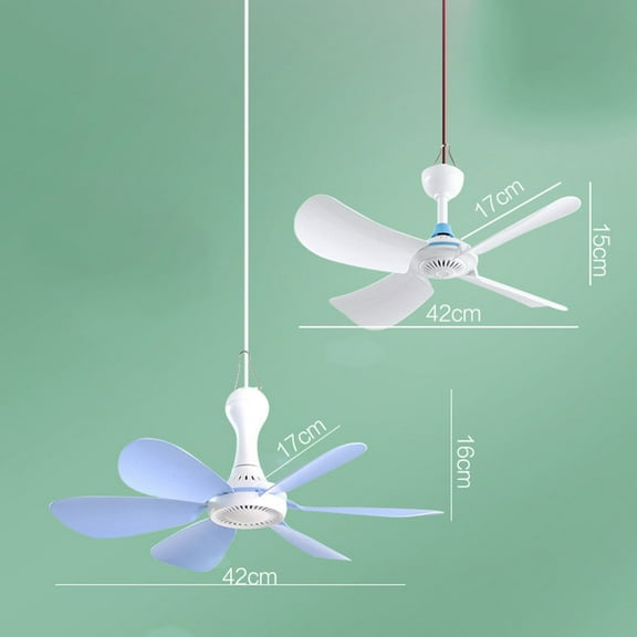 Outdoor Camping Ceiling Fan Tent Fan Hanging Fan USB Powered Tent Canopy Fan