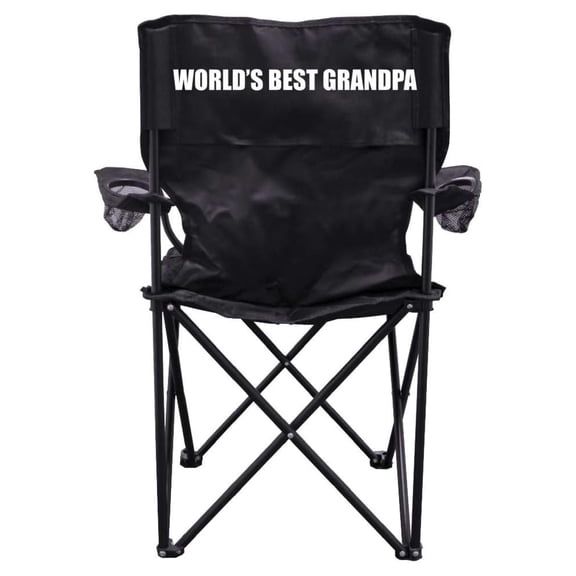 Outdoor Camping Chair - World's Best Grandpa Camping Chair with Carry Bag