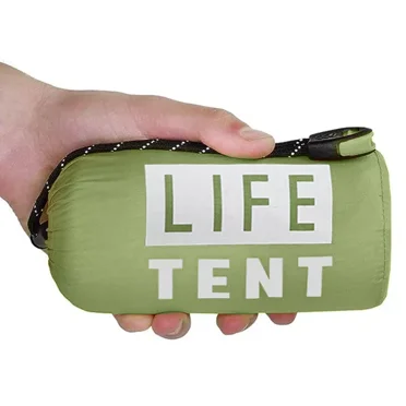 Outdoor Camping Emergency Tent 1-3 People Waterproof with Whistle Easy To Carry