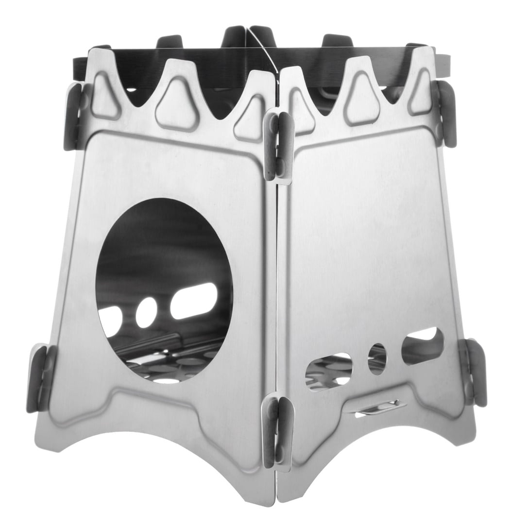 Outdoor Camping Furnace, Stainless Steel Camping Burner, Portable