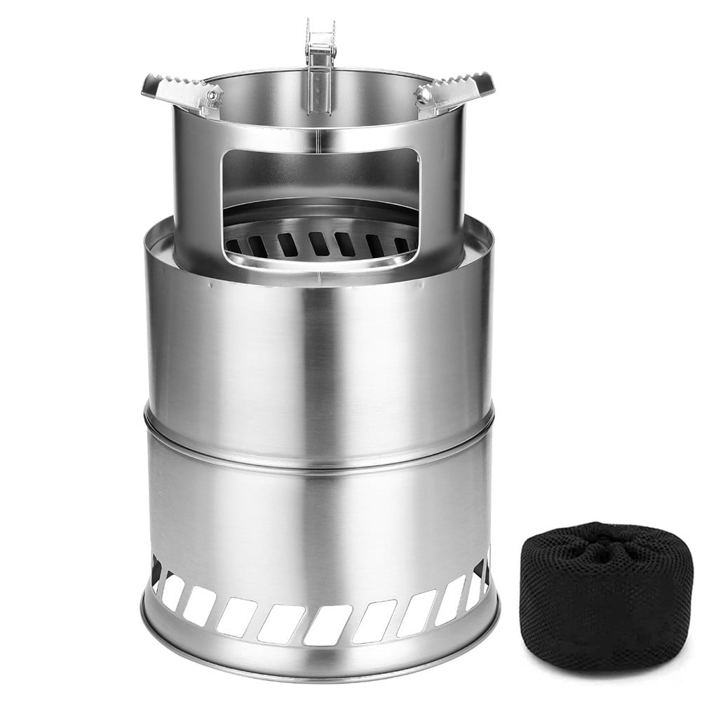 Outdoor Camping Furnace Wood Stoves Picnic Barbecue Stoves Wood Burner