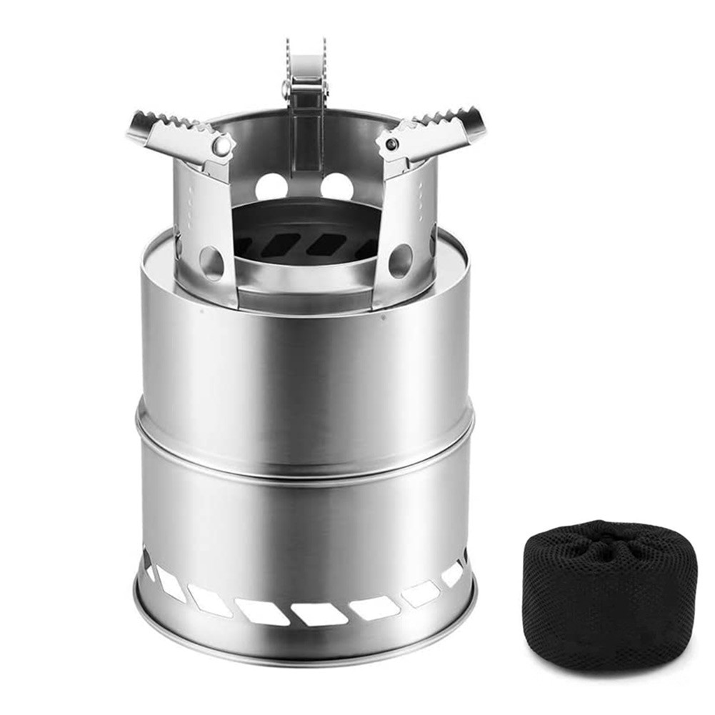 Outdoor Camping Furnace Wood Stoves Picnic Barbecue Stoves Wood Burner Furnace