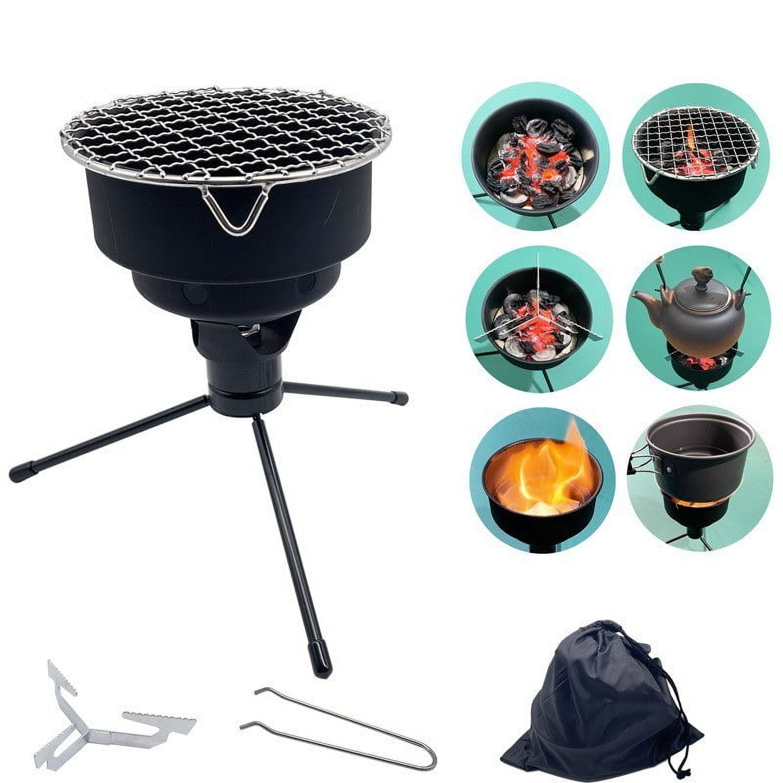 Outdoor Camping Gas Stove Carbon Furnace for Picnics and Events
