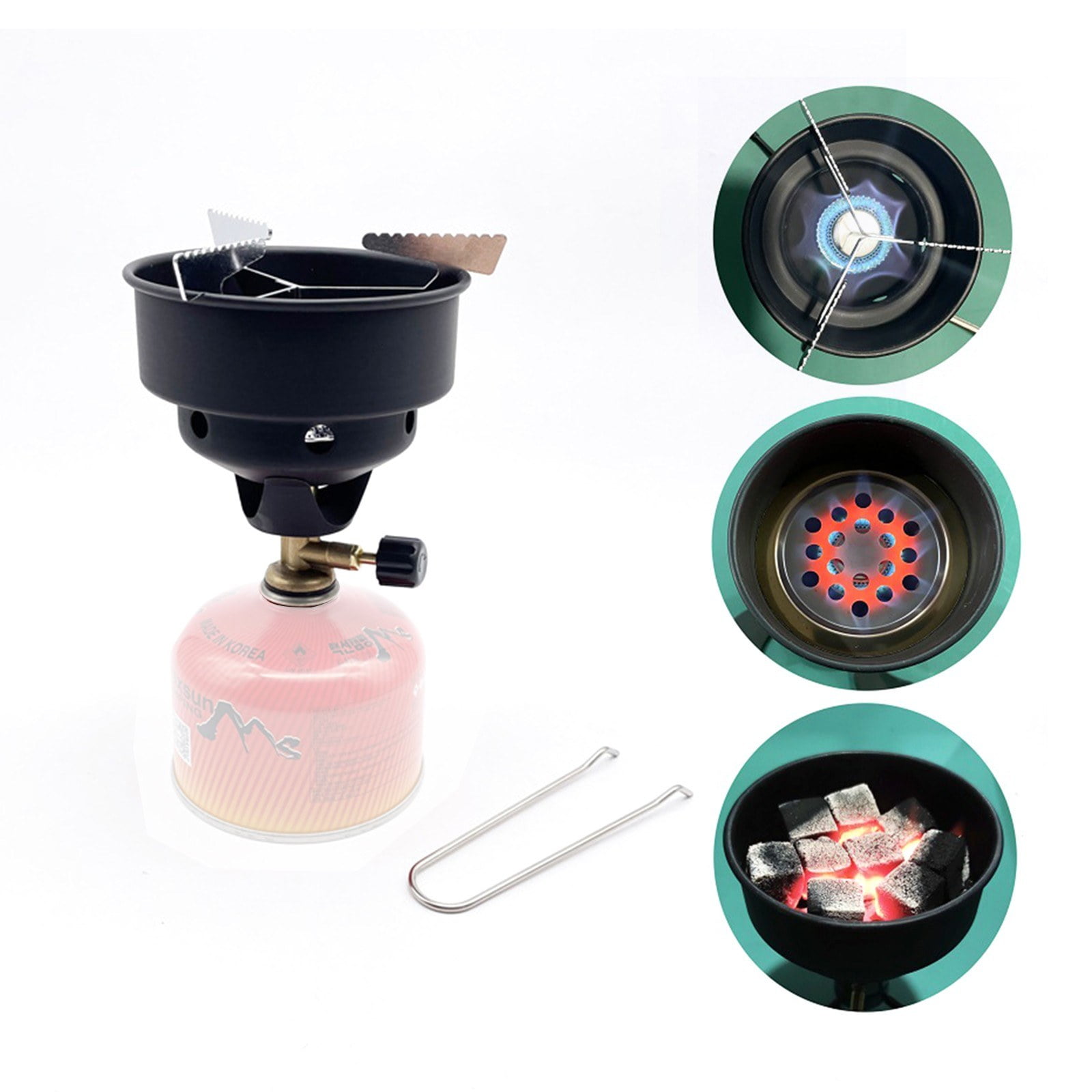 Outdoor Camping Gas Stove Carbon Furnace for Picnics and Events