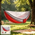 thumbnail image 1 of Outdoor Camping Hammock with Hanging Hook, Hanging Rope, Mosquito-proof Mesh, Storage Bag, Convenient To Install Portable Hammock for Outdoor Activities / Backyard / Patio, 1 of 6