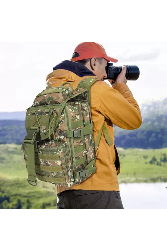 Outdoor Camping Hiking Travel Bag Military Molle Tactical Backpack 40L