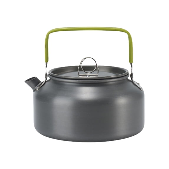 Outdoor Camping Kettle | Large Capacity Aluminum Alloy Tea Pot & Coffee Maker | Portable Travel Water Boiler for Hiking, Backpacking, and Picnics | 1.2L Capacity, Durable & Lightweight