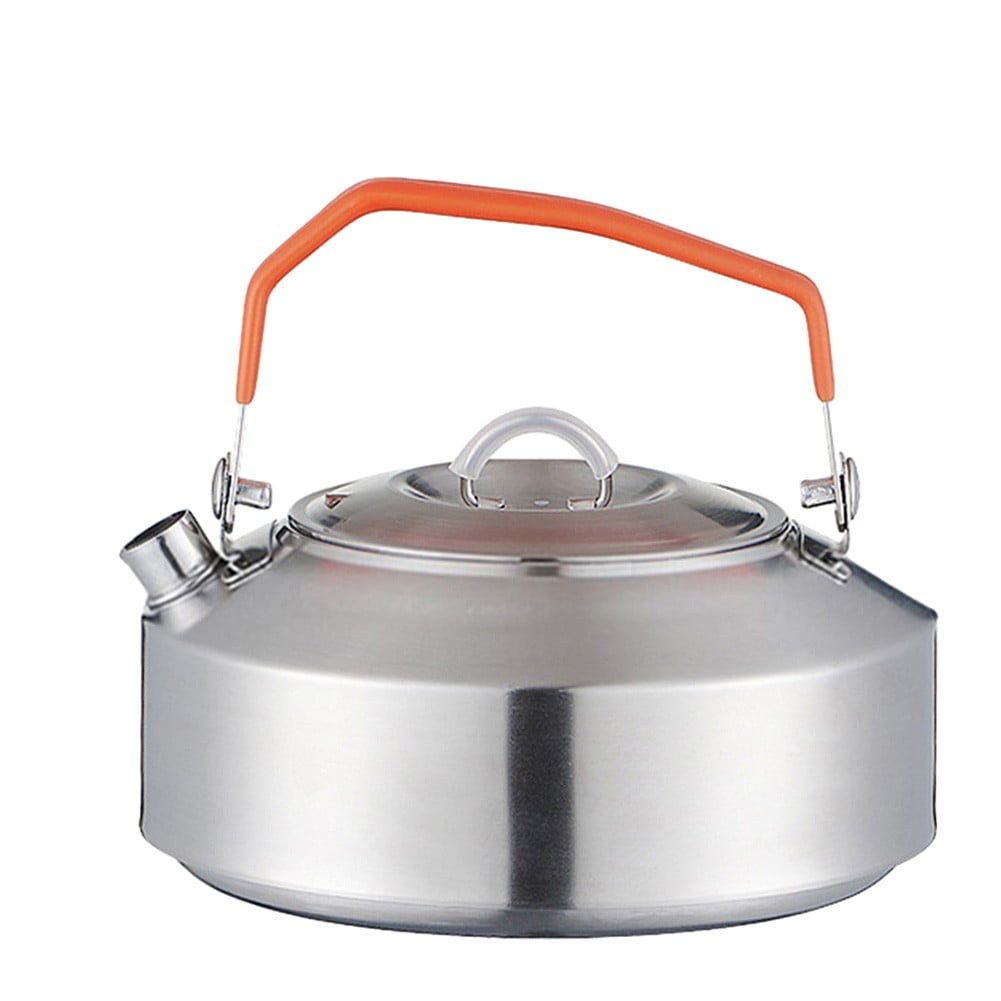 Outdoor Camping Kettle Stainless Steel Kettle for Boiling Water Tea Coffee 800ml