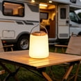 thumbnail image 1 of Outdoor Camping Lantern Rechargeable Emergency Beacon Light • Soft Ambient Glow • Portable Pocket Lamp • Foldable Stand • Multi-Mode Outdoor Lighting, 1 of 6
