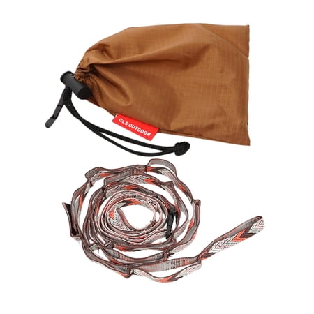 Outdoor Camping Lanyard Organizer Camping Storage Strap Universal Clothesline ing Gear Hiking - Brown, 160-260cm