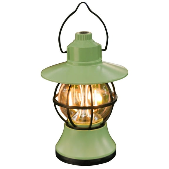 Houderco Camping Lamp Abs Light Green For Men And Women Coffee Shop 1Pack 7.9x3.9x3.7In