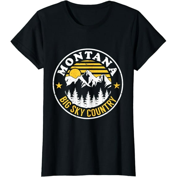 Outdoor Camping Montana Big Sky Country T-Shirt