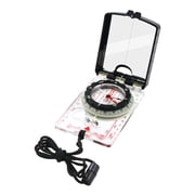 Outdoor Camping Orienteering Map Compasses Sighting Glass Compasses With Adjustable Declination and Neck Strap Easy Use
