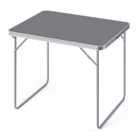 Outdoor Camping Picnic Table Foldable Portable Table Gray