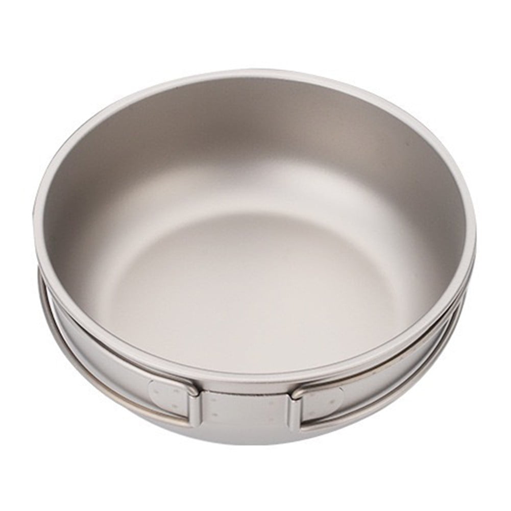 Outdoor Camping Pure Ti Frypan Pan Ultralight Cooking Frying Pan