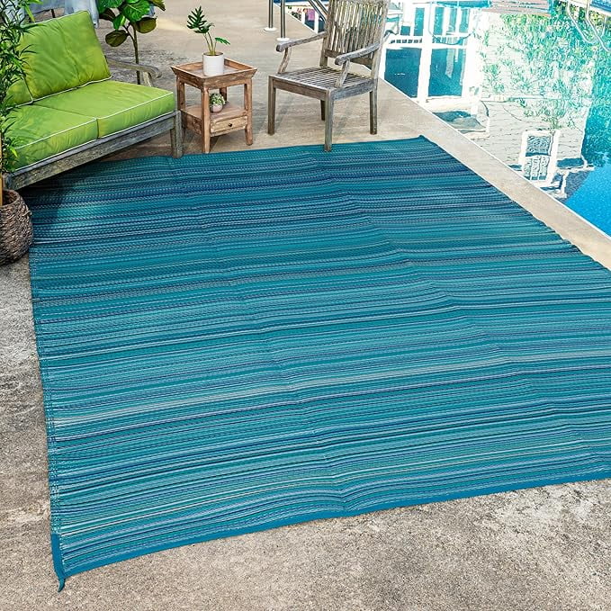 Re Waterproof Rug Outdoor Camping Rug - Waterproof, Fade Resistant, Reversible - Premium ...