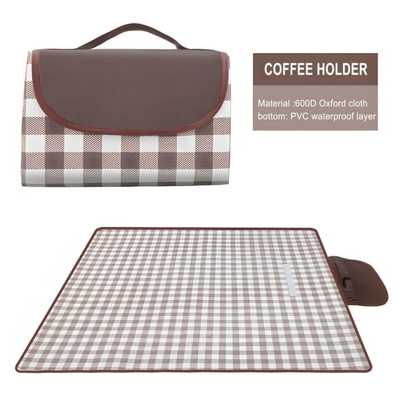 Outdoor Camping Rugs, Waterproof Outdoor Rug Picnic Blanket Beach Mat Extra Large Sandproof Waterproof Outdoor Travel Parent-child Camping Carpet