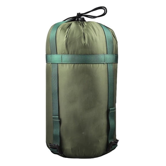 Outdoor Camping Sleeping Bag Storage Sack Waterproof Compression Sack - Durable Silicon Nylon Stuff Sack for Blankets Clothes Pillows - Travel Accessory Organizer, 18cm Base 38cm Height