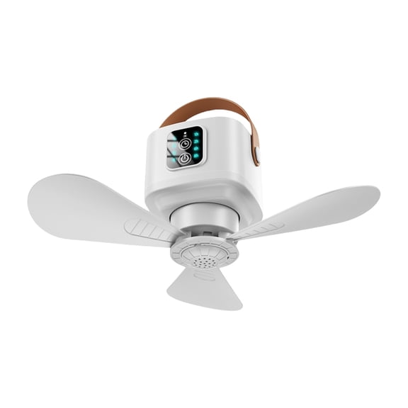 Outdoor Camping Small Ceiling Fan Indoor Outdoor Portable Ceiling Fan Remote Control Atmosphere Light Ceiling Fan