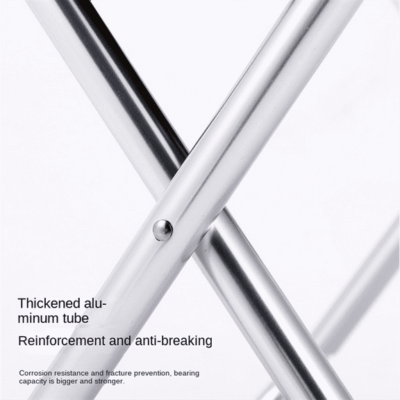 Outdoor Camping Stool Folding Fishing Chair with Portable Bag Aluminum Alloy Picnic BBQ Mini Portable Seat Green