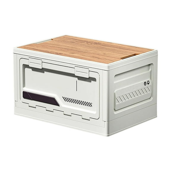 Outdoor Camping Storage Box Side Door Camping Folding Box Car Trunk Storage Box Plastic Storage Box