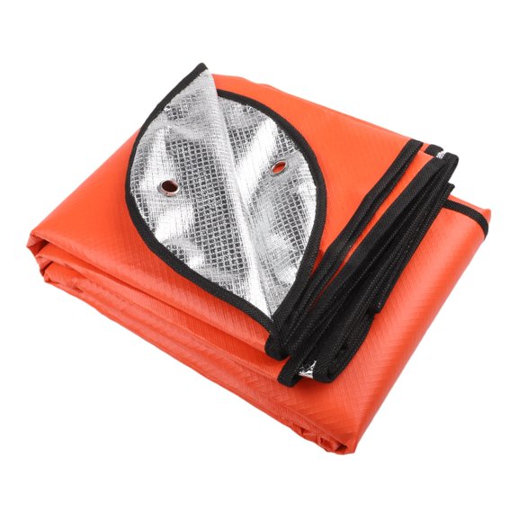 Outdoor Camping Survival Blanket Insulated Thermal Reflective Tarp 82.7x59.1inch