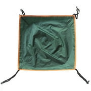 Outdoor Camping Tent Tarp Roof Cover Awning Canopy Waterproof Cover 56X56Cm (green)
