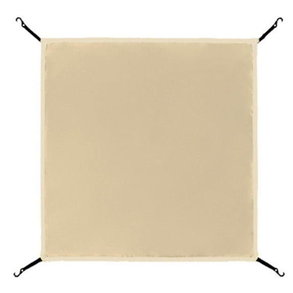 Outdoor Camping Tent Tarp Roof Cover Awning Canopy Waterproof Cover 56X56cm Beige