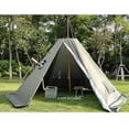 thumbnail image 1 of Outdoor Camping Tent Teepee Tent 4 Season 2 Doors Hike Waterproof Tent Reathable, 1 of 8