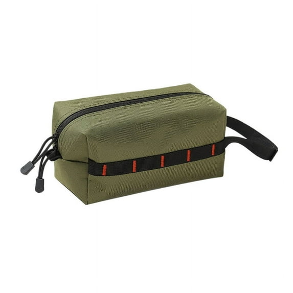 Outdoor Camping Tissue Box Paper Dispenser Box Water Hanging Portable Tissue Bag for Backpacking Green