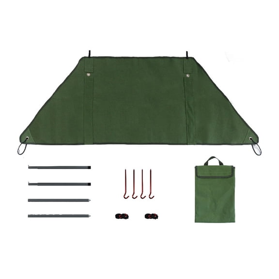 Outdoor Camping Windbreak Wind Blocker Canvas Windscreen Patio Privacy Shield