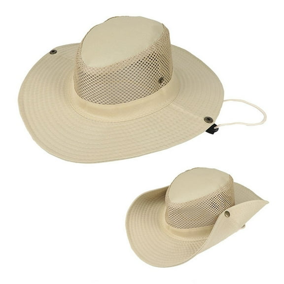 Outdoor Campings Hat Mountaineering Hat Large Brims Hat Sun Hat Visors Mesh Wide Brims Hat Fisherman Safaris Hat Sun Hat