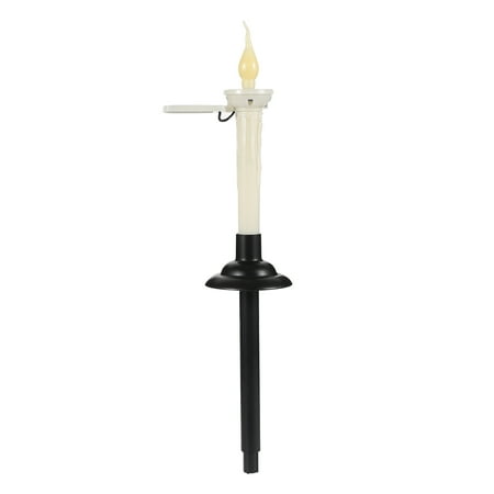 Outdoor Candle Shape Ground Insert Lamp Solar LED Lawn Lamp Garden Stake Light