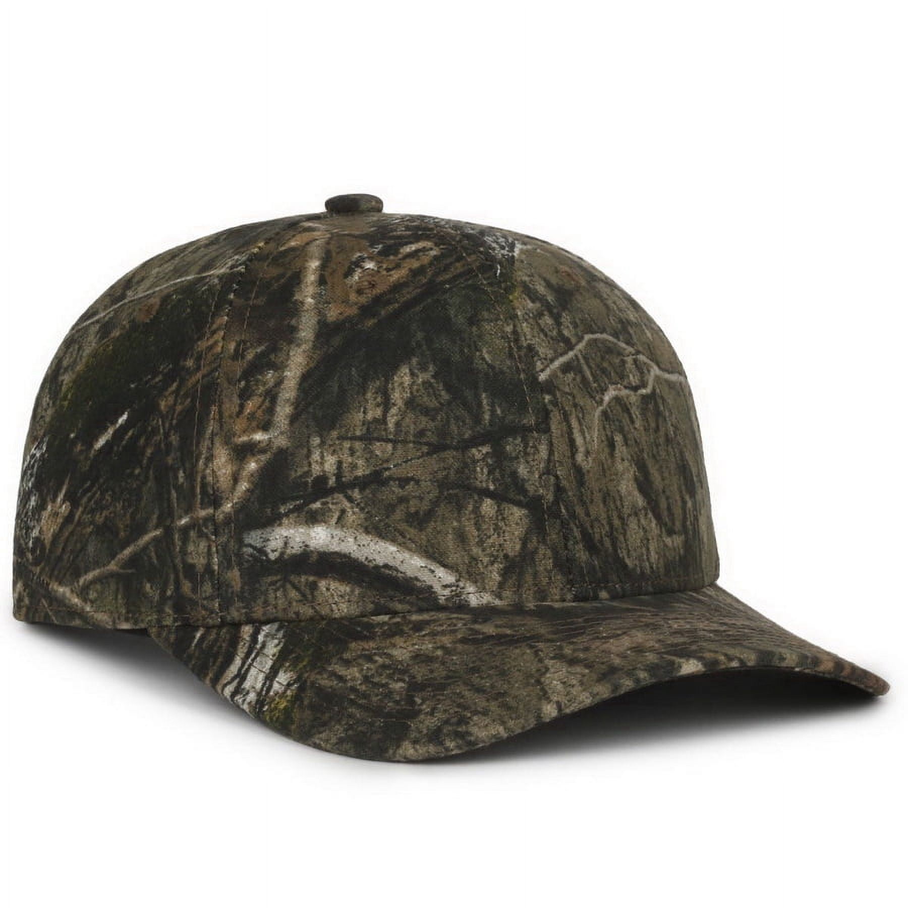 Outdoor Cap 301IS Mid Profile Basic Twill Camo Cap-Mossy Oak