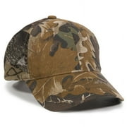 Outdoor Cap 430PC Washed Camo with Mesh Back-Advantage Classic /Khaki