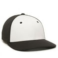 thumbnail image 1 of OC Sports AIR25 Flexible Fitting Cap - White Black Black, 1 of 8