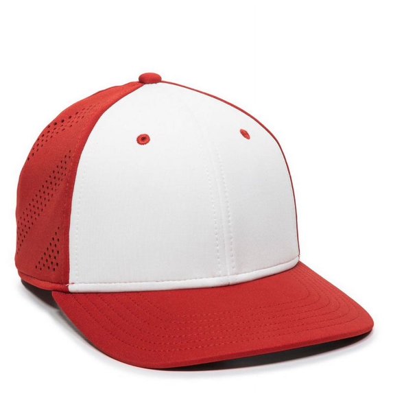Outdoor Cap AIR50 Cotton/Polyester Canvas Camo-White/Red/Red