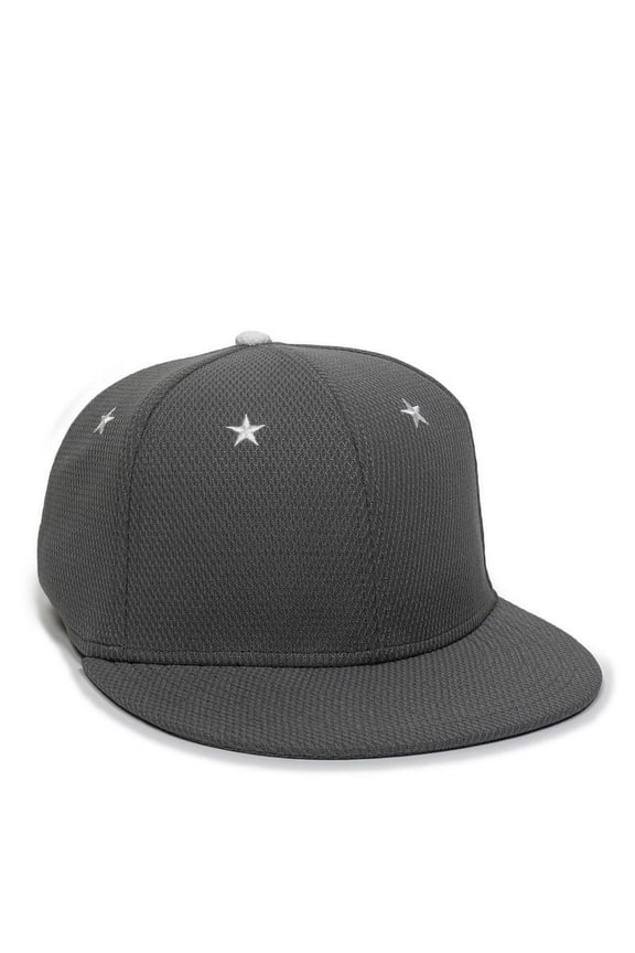 ALL-STAR Contrasting Embroidered Star Eyelets-Graphite-XS/S