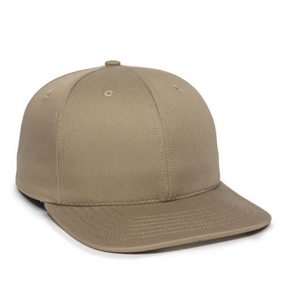 OC Sports AM-101 USA Made Solid Back Cap - Khaki