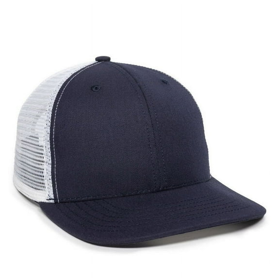 OC Sports AM-101M USA Made Mesh Back Cap - Navy White