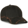 thumbnail image 1 of Outdoor Cap BRB-605 Barbed-Wire Embroidery Solid Back Cap-Brown, 1 of 8
