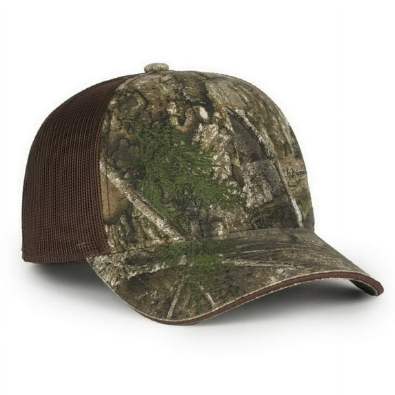 Outdoor Cap CGWM-301 Garment Washed Camo with Mesh Cap-Realtree® APX®/Brown