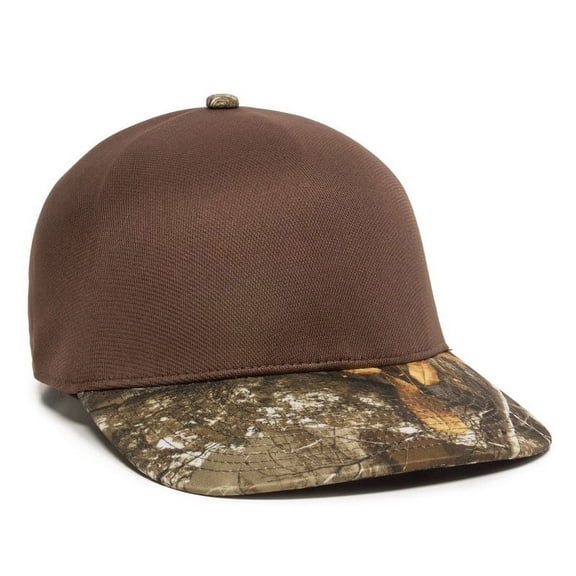 Outdoor Cap CONCEAL Solid Back Cap-Brown/Realtree Edge
